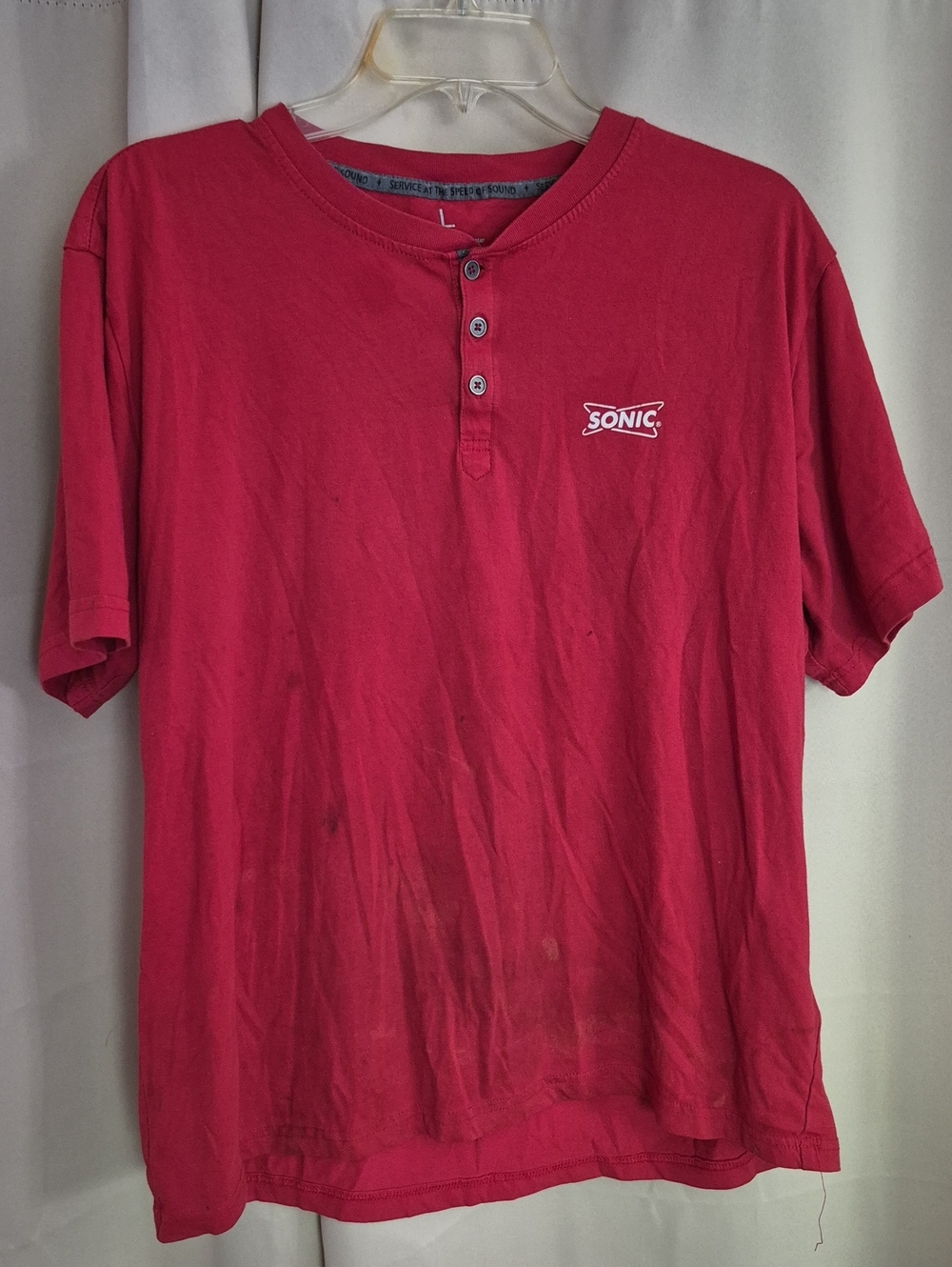 Red Sonic Short Sleeve Shirt